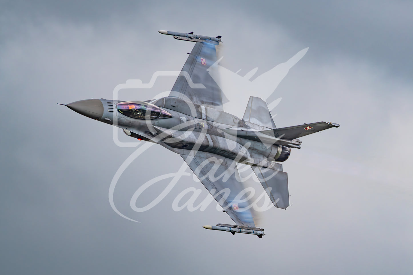 Polish Air Force F16 Tiger Display Spare Jet