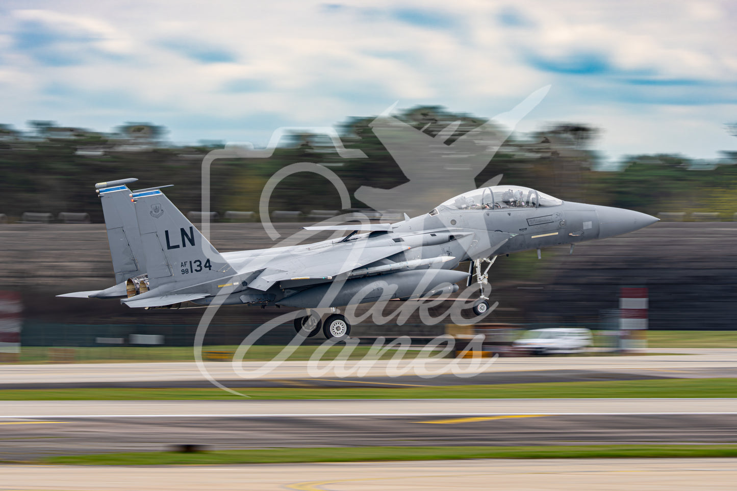 USAF F15E Landing