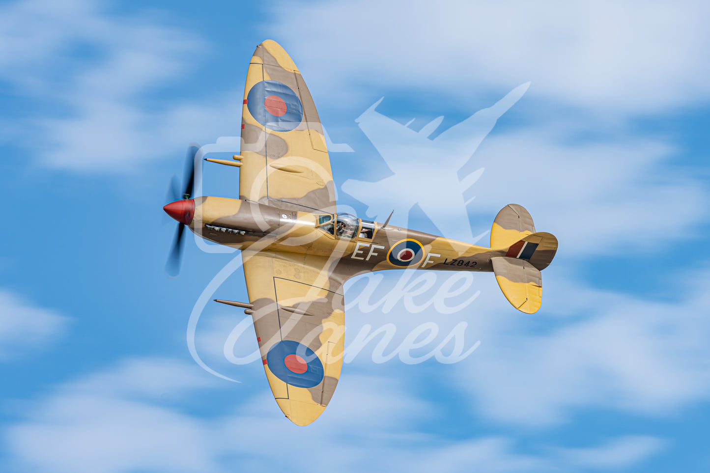 RAF Spitfire mk IX desert
