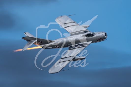 Polish Air Force Lim-5 Mig-17 evening