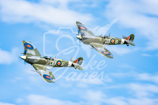 RAF Spitfire Pair