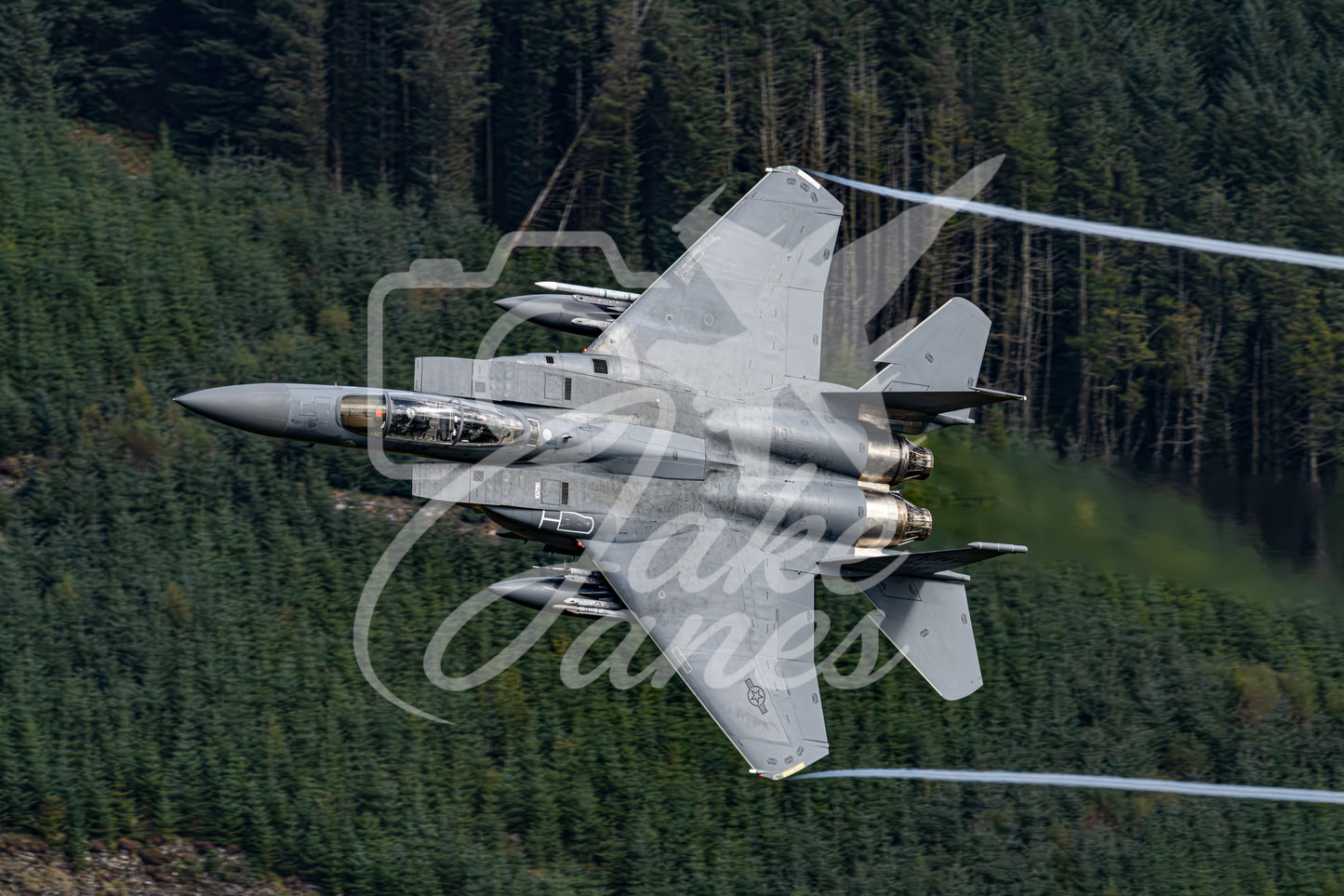USAF F15E Mach Loop pass
