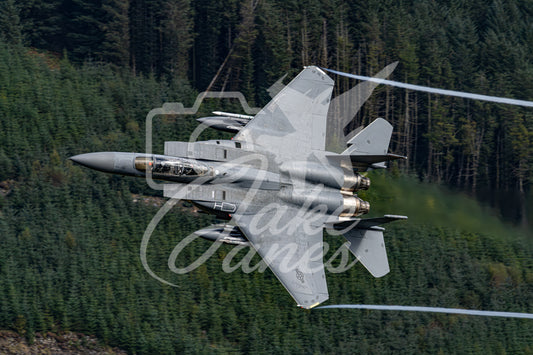 USAF F15E Mach Loop pass